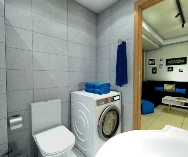 Blue - Comfy Center Rodos Apartmán *