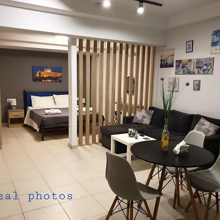 Blue - Comfy Center Rodos Appartamento Asgourou